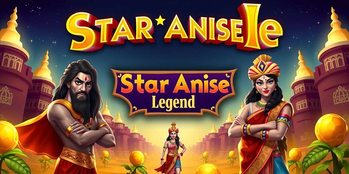 Star Anise Legend Official Cover Star Anise Legend game cover featuring Indian cultural elements and game characters in traditional attire