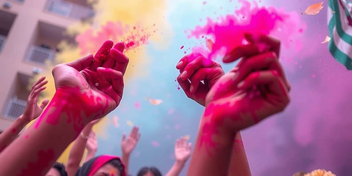 Star Anise Legend Holi Celebration Star Anise Legend players celebrating Holi with colorful powders and traditional music